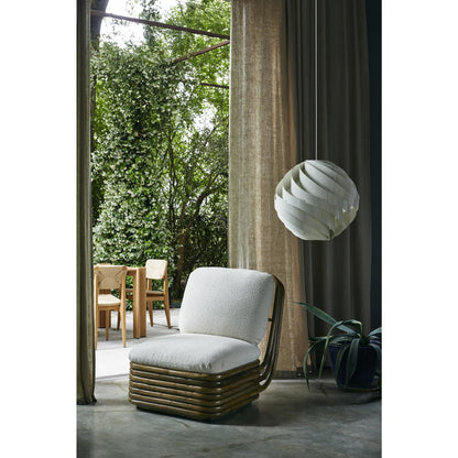 Turbo Pendant Glossy Alabaster White Large