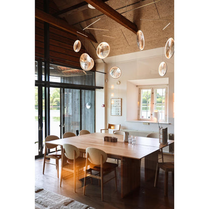 DCW Focus X3 Chandelier Matt White