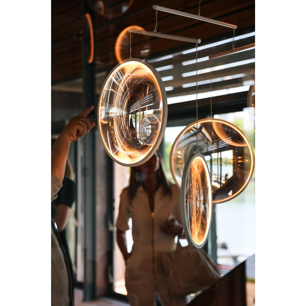 DCW Focus X5 Chandelier Matt White
