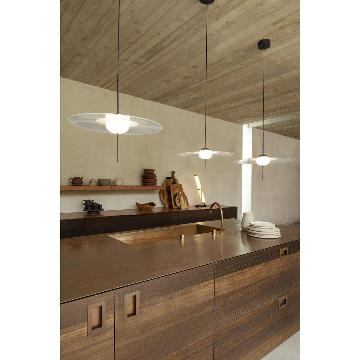DCW Mono 500 Pendant Black/White