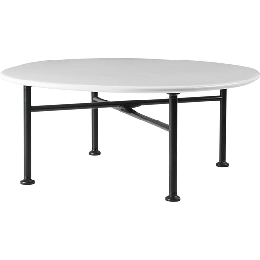 Carmel Coffee Table 75x75 Clam White