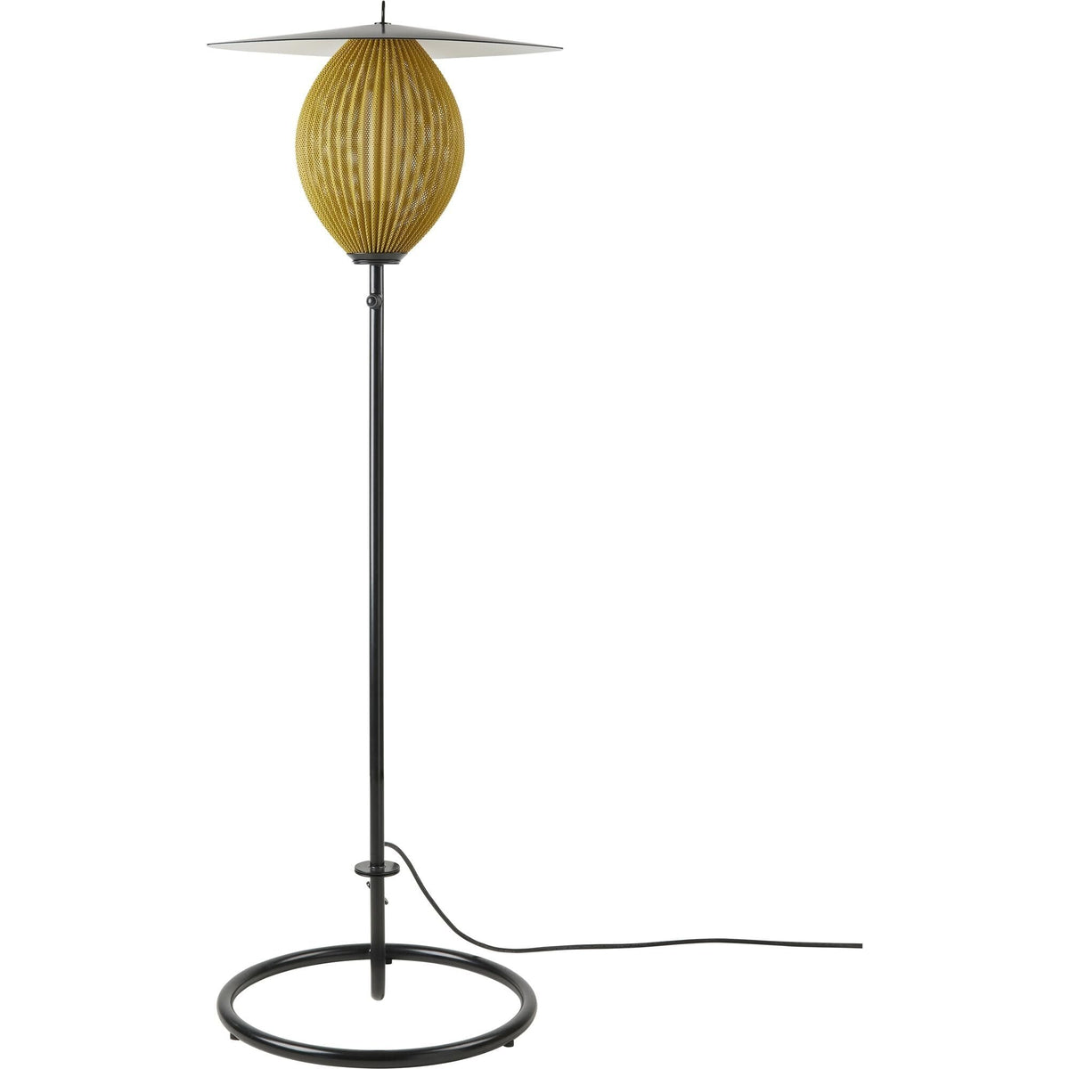 Satellite Outdoor Floor Lamp Mustard Gold