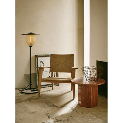 Satellite Outdoor Floor Lamp Mustard Gold