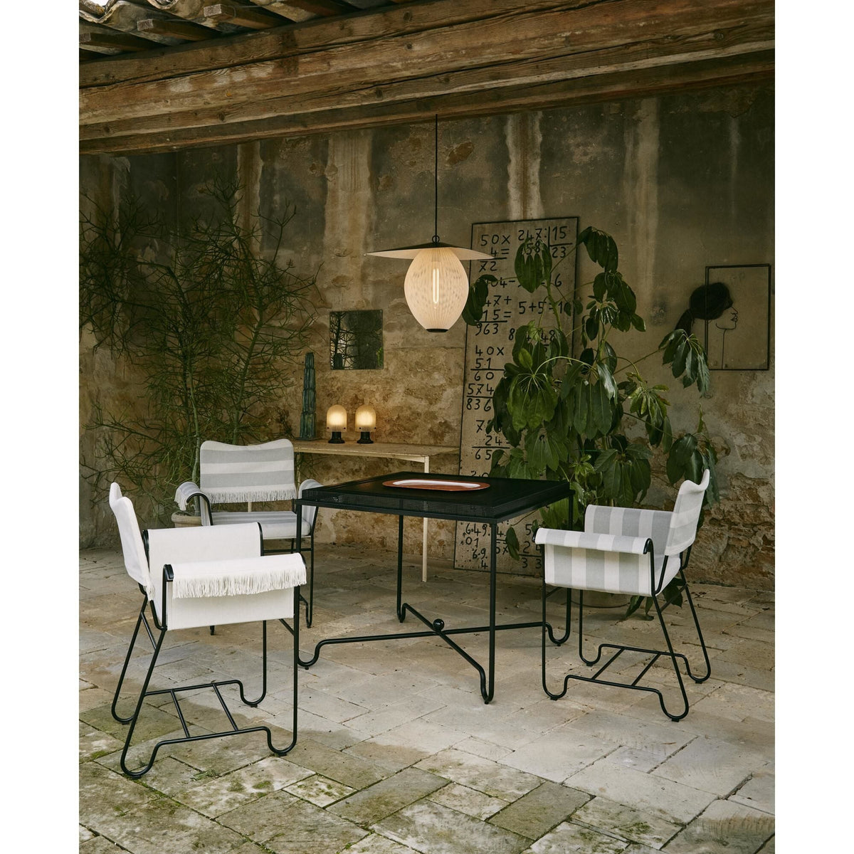 Satellite Outdoor Pendant Ø27 Cream White