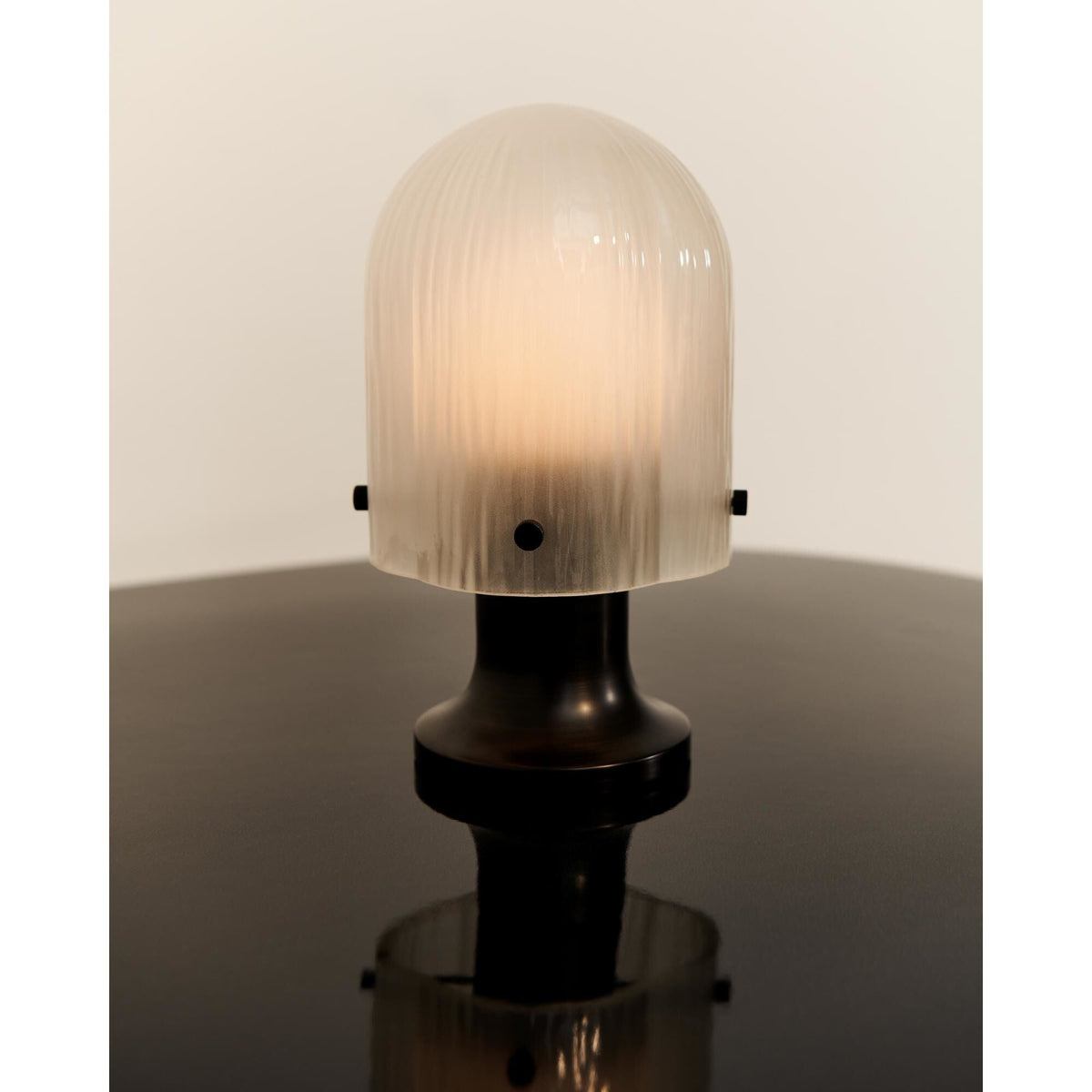 Seine Portable Lamp Burnished Brass/ White