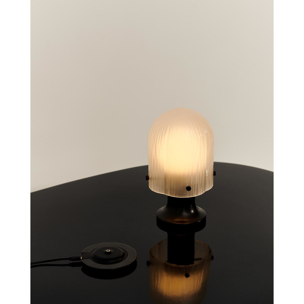 Seine Portable Lamp Burnished Brass/ White