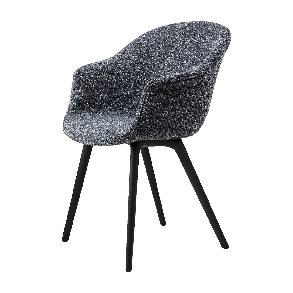 Bat Dining Chair Plastic Leg Front Upholstered In Hallingdal 65 173