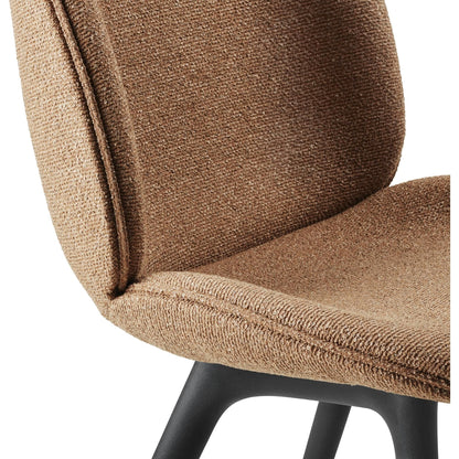 Beetle Dining Chair Plastic Leg Upholstered In Around Bouclé 032
