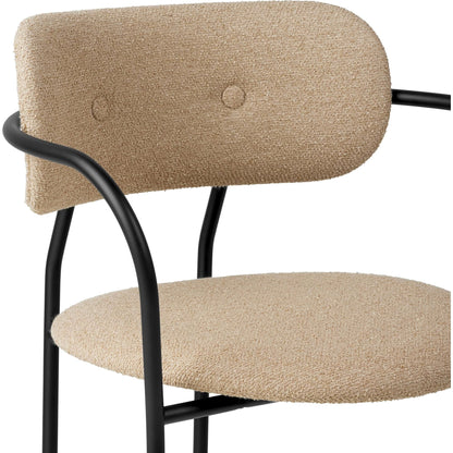 Coco Dining Chair M. Armrests Around Bouclé 004