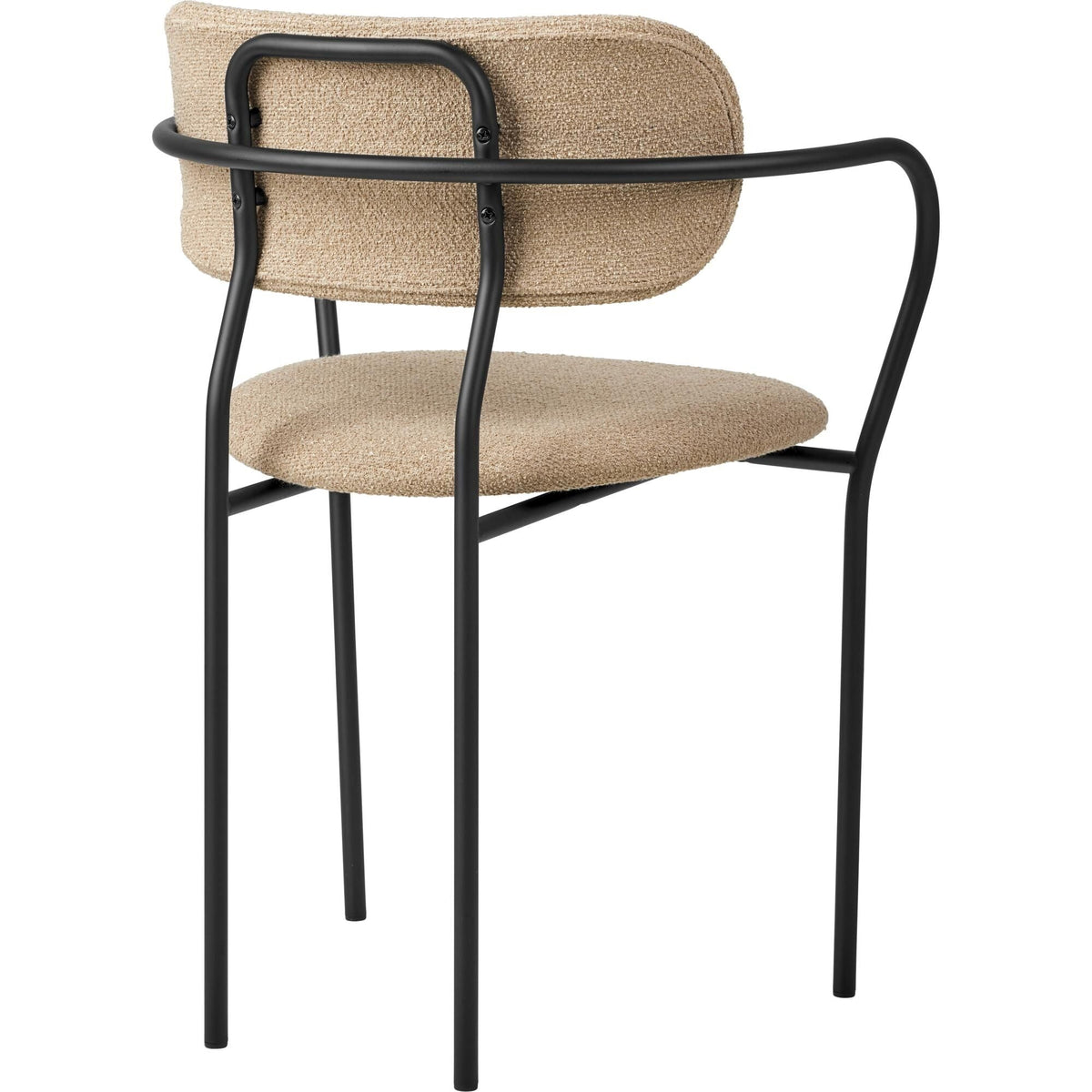 Coco Dining Chair M. Armrests Around Bouclé 004