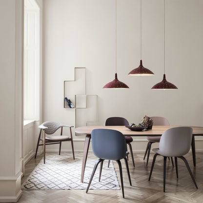 Masculo Dining Chair Upholstered In Eero Special FR 106 With Legs In Walnut