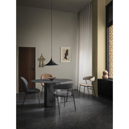 Violin Dining Chair Around Bouclé 023