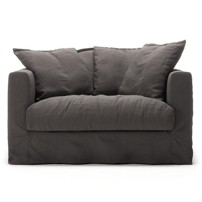 Decotique Le Grand Air Love Seat Armchair Smoked Granite