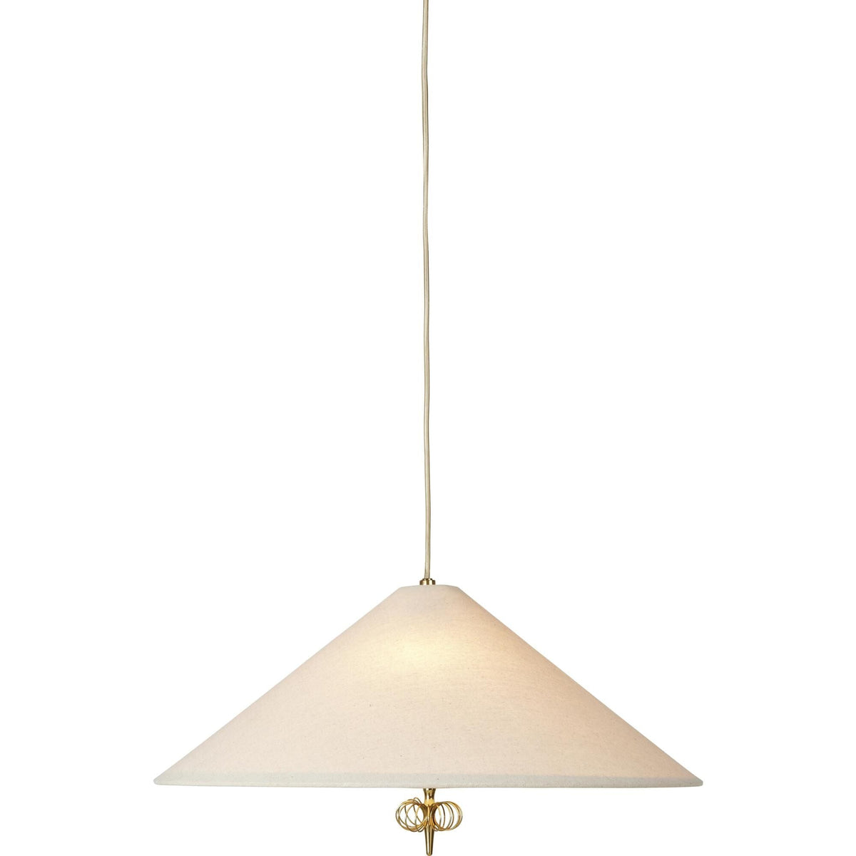 Tynell Collection 1967 Pendant Brass/ Canvas