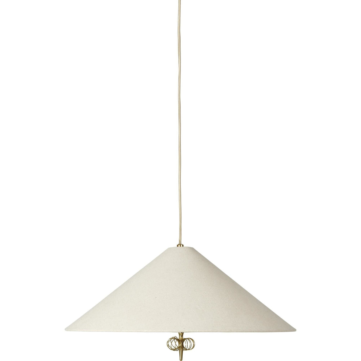 Tynell Collection 1967 Pendant Brass/ Canvas