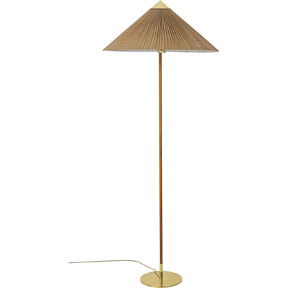 Tynell Collection 9602 Floor Lamp Brass/ Bamboo