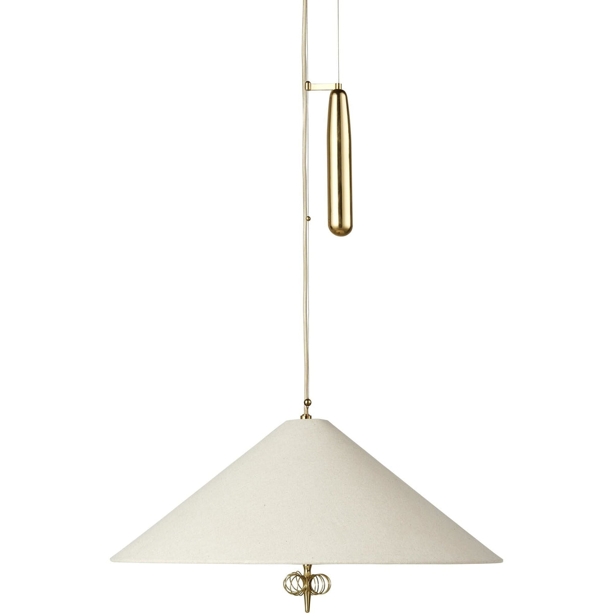 Tynell Collection A1967 Pendant Brass/Canvas