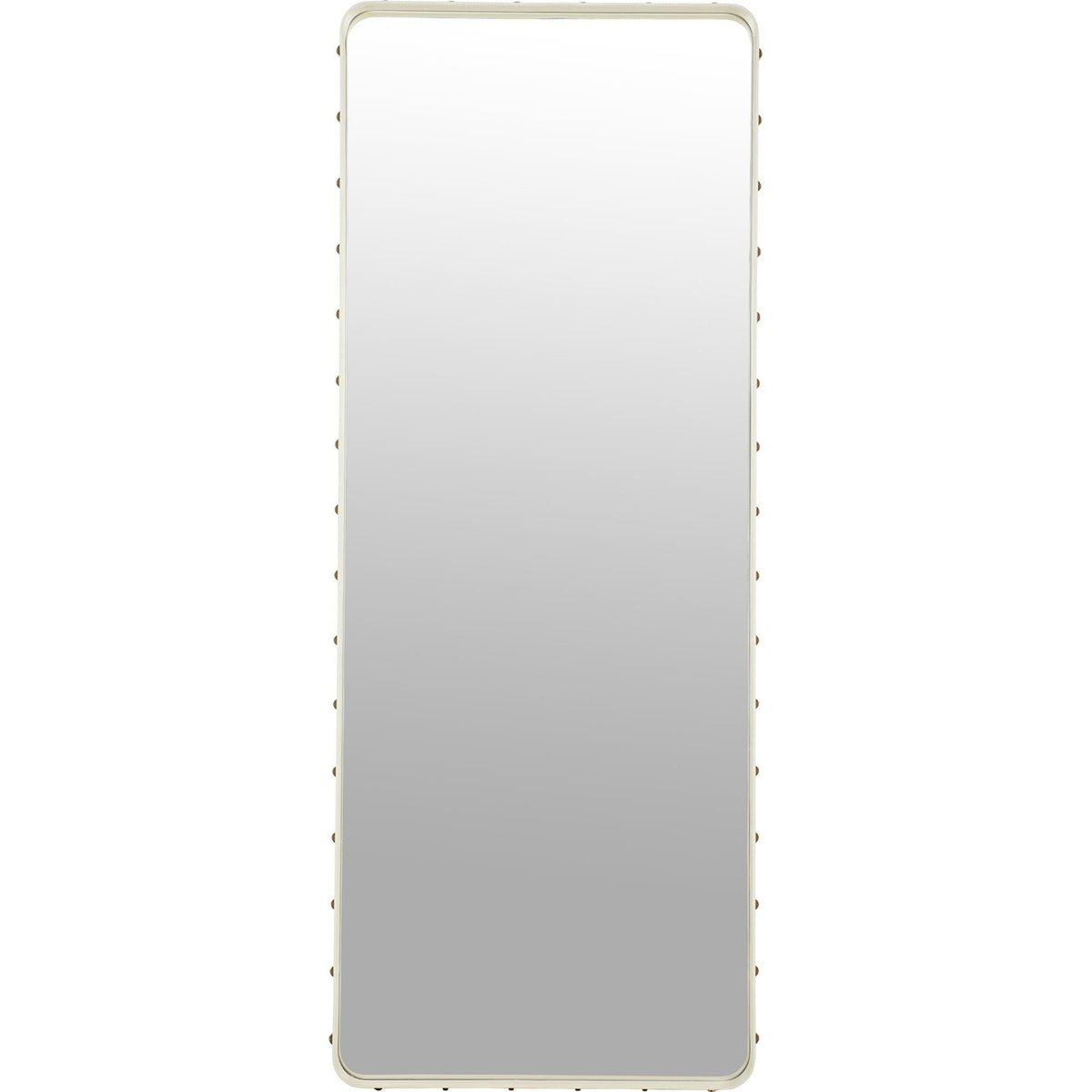 Adnet Mirror 70x180 Cream Leather