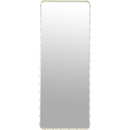 Adnet Mirror 70x180 Cream Leather