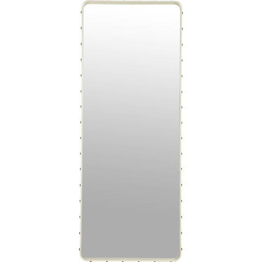Adnet Mirror 70x180 Cream Leather
