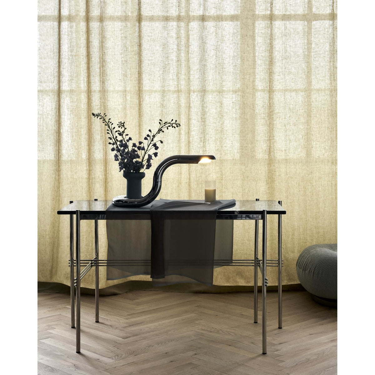Aspide Table Lamp Chrome