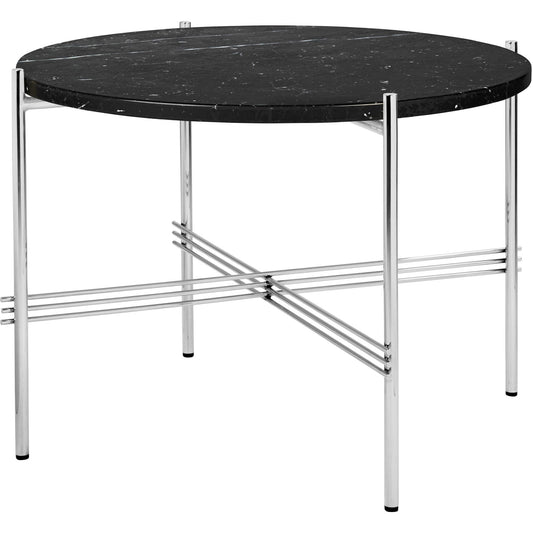TS Coffee Table Round Ø55 Polished Steel