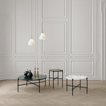 TS Coffee Table Round Ø80 Polished Steel