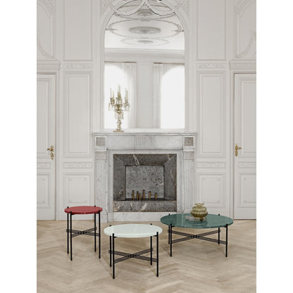 TS Coffee Table Round Ø80 Polished Steel