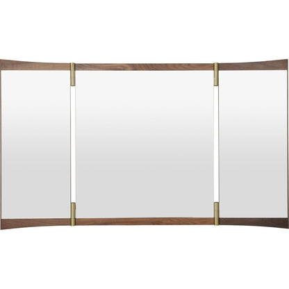 Vanity 3 Mirror American Walnut