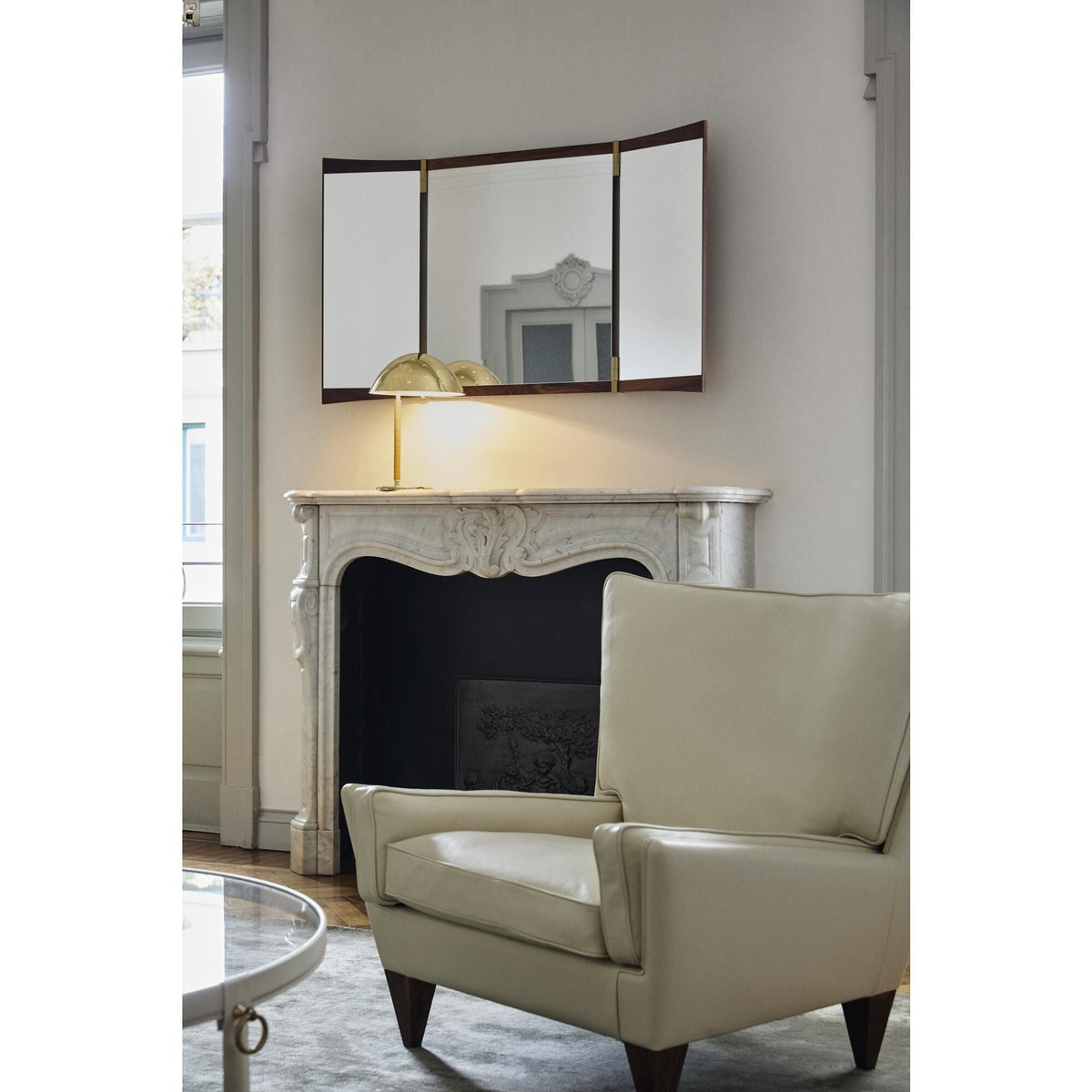 Vanity 3 Mirror American Walnut