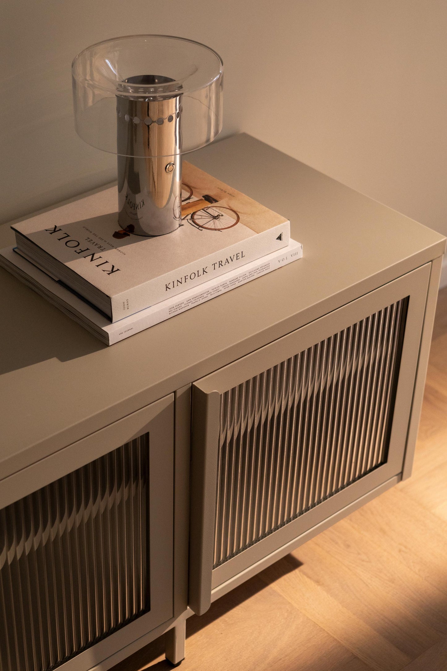 Department Store TV Bench 180 cm Pebble Grey