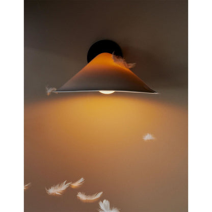 DCWéditions Plume Wall Lamp Polycarbonate/ Black