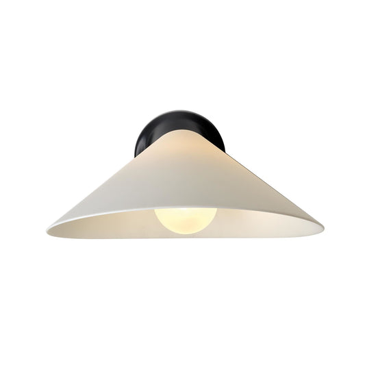 DCWéditions Plume Wall Lamp Porcelain/ Black