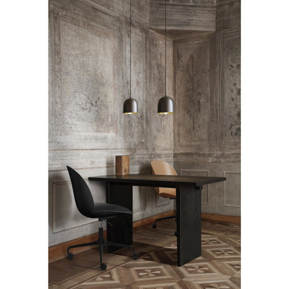 Bat Office Chair Upholstered Front Matt Black/905 Dune