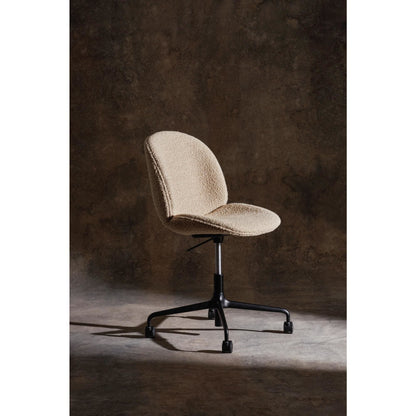 Bat Office Chair Upholstered Front Matt Black/905 Dune