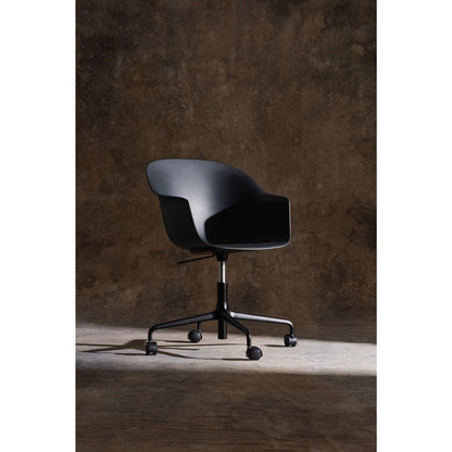 Bat Office Chair Matt Black/ Black