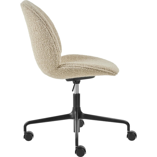 Beetle Office Chair Upholstered Matt Black/ Karakorum 003