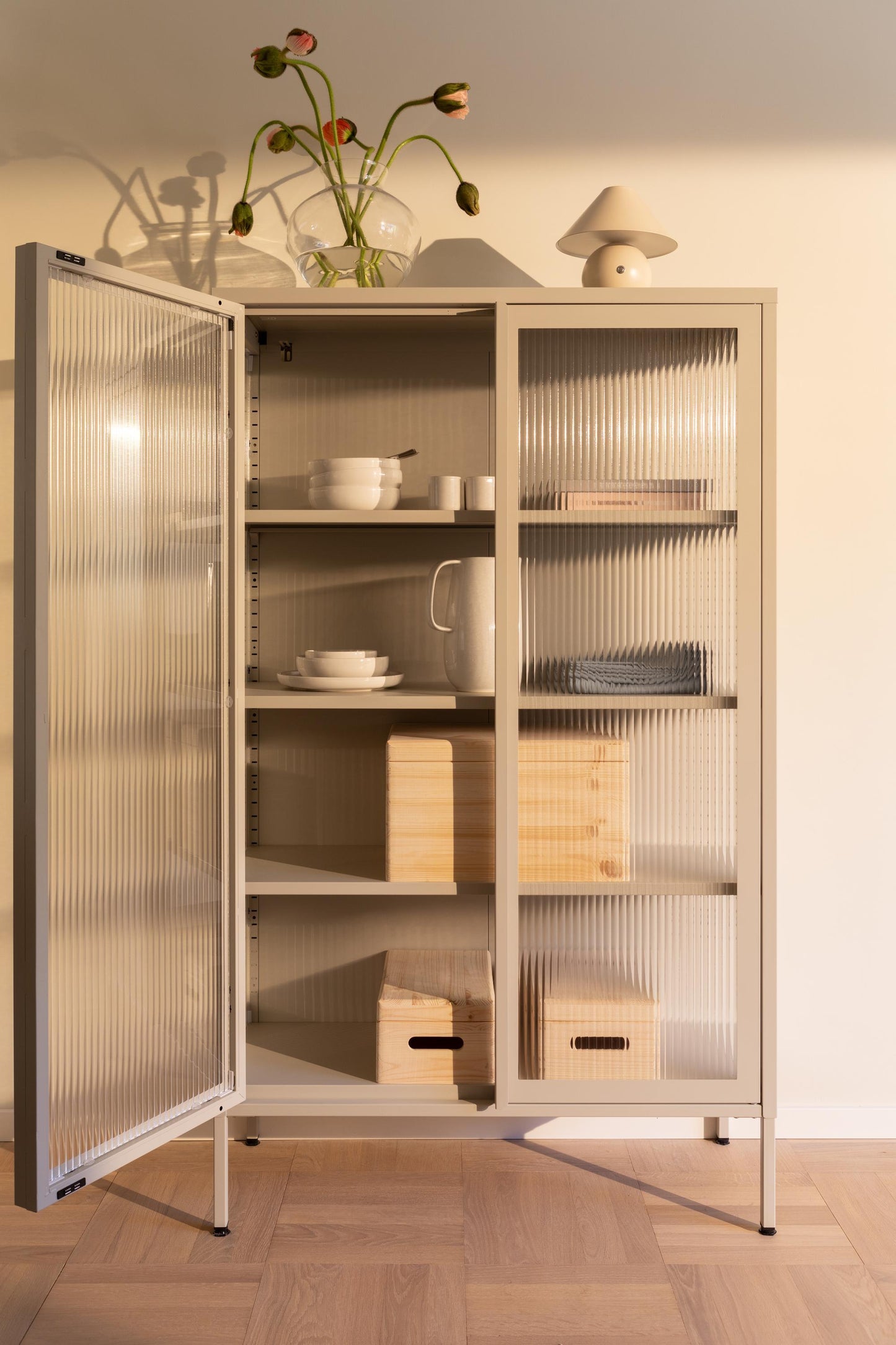 Department Store Cabinet 90x150 cm Pebble Grey