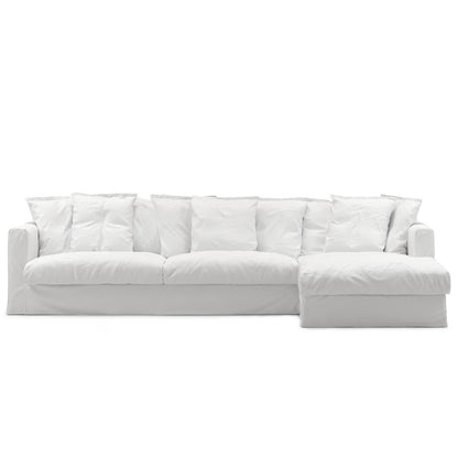 Decotique Le Grand Air 3-Seater Sofa Chaise Right White
