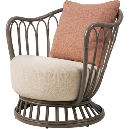 Grace Outdoor Armchair Mushroom Gray/Lorkey 41/Lorkey 44