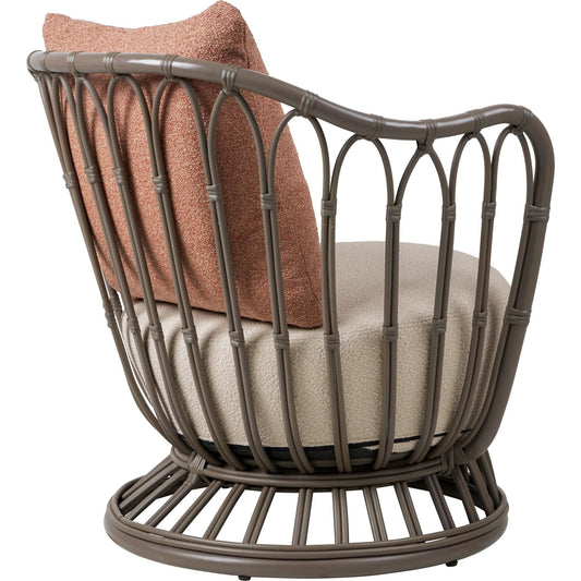 Grace Outdoor Armchair Mushroom Gray/Lorkey 41/Lorkey 44