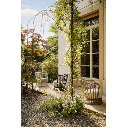 Grace Outdoor Armchair Black/Lorkey 41/Lorkey 43