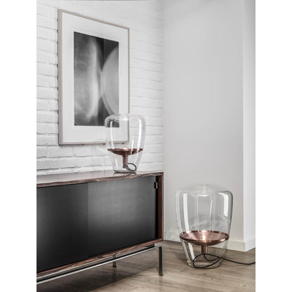 Balloons Small Table/ Floor Lamp Clear Glass/