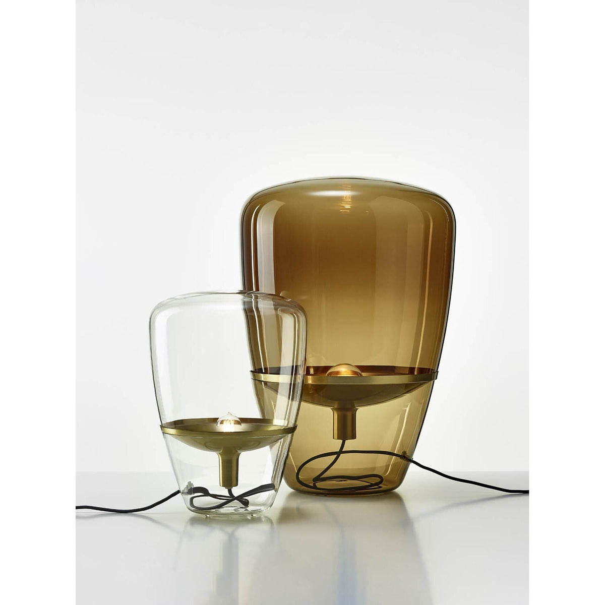 Balloons Small Table/ Floor Lamp Clear Glass/
