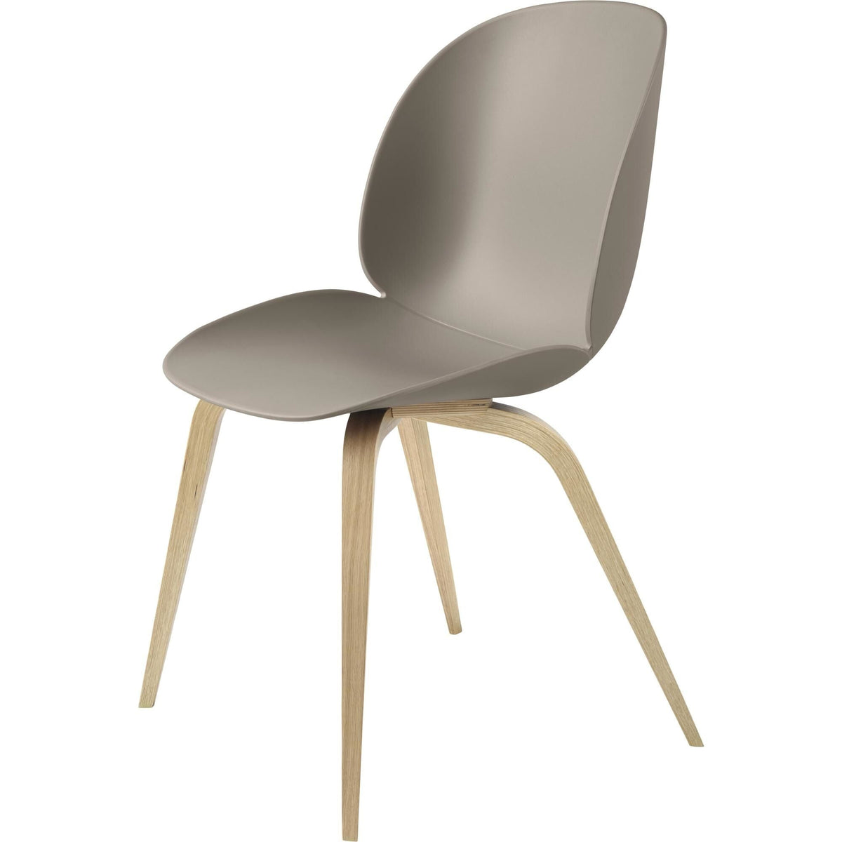 Beetle Dining Chair Wooden Base