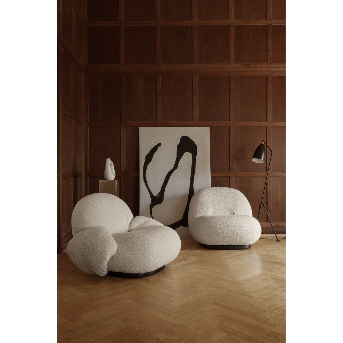 Pacha Armchair with Armrests Harp 24/ Black