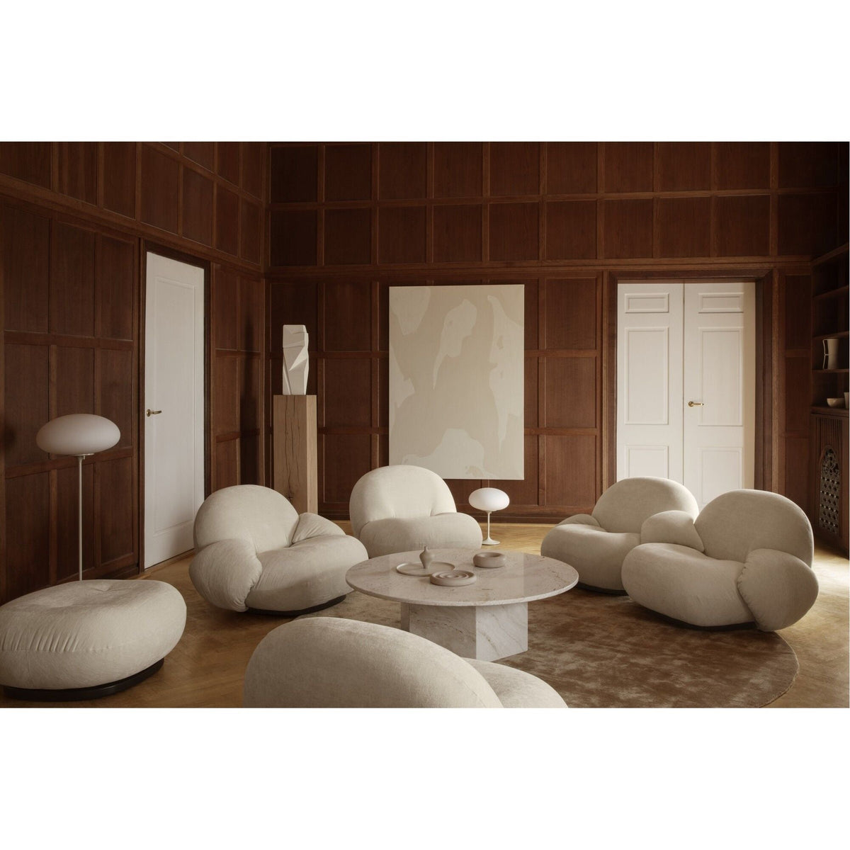 Pacha Armchair with Armrests Harp 24/ Black