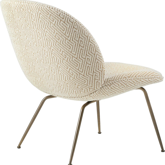 Beetle Armchair Dora Boucle With Legs In Antique Brass