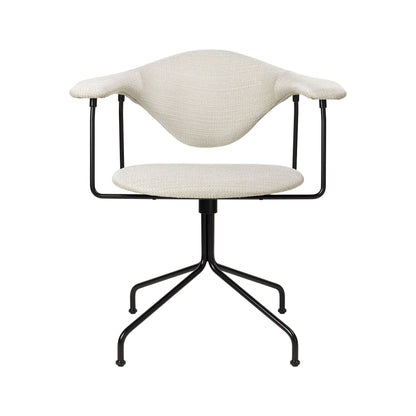 Masculo Office Chair Upholstered In Eero Special FR 106 With Base In Black Semi Matt
