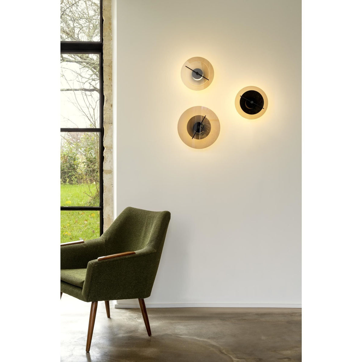 DCW Delumina Wall Lamp Black Ø25